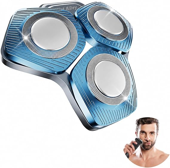 SH71/50 Shaving Heads Compatible with Philips Shavers, Blue