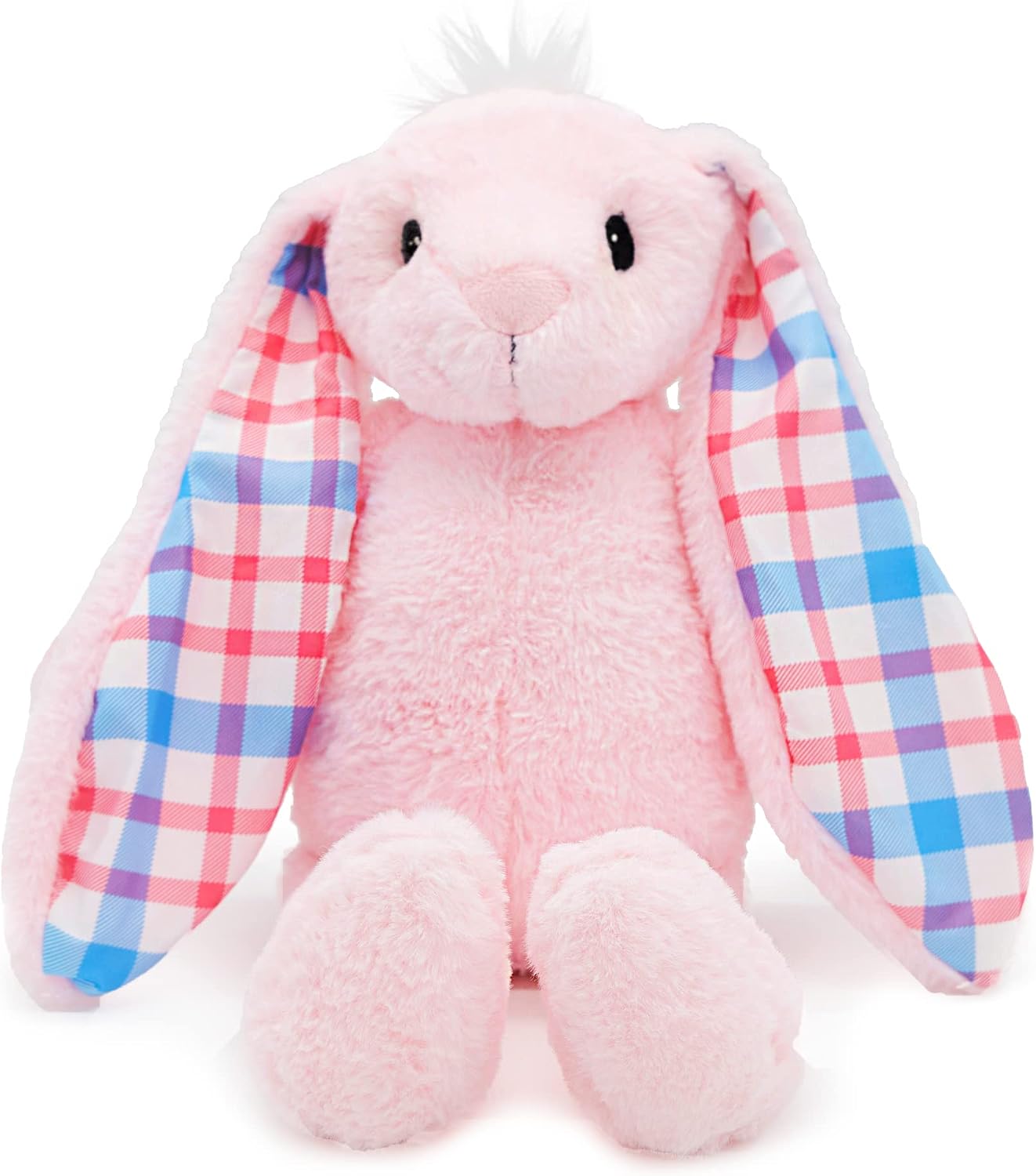 Stuffed Easter Bunny Stuffed Animal Cuddly Soft Embroidered Plush Newborn Kids Boys Girls 18 Plush Rabbit Bunny Stuffed Easter Stuffed Soft Plush Toy