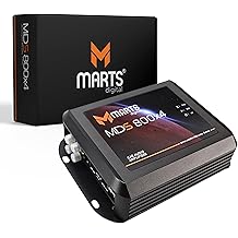 Marts Digital MDS800X4 | 4 Channel Class D Amplifier 800W RMS at 2 Ohms | Compact Size Low Heat Output | Adjustable Filters for Mids Highs Bass | Clean Full Range Power for Car Audio Systems