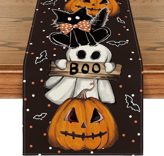 Artoid Mode 210 GSM Halloween Table Runner Home Party Decor 13x72 Inch