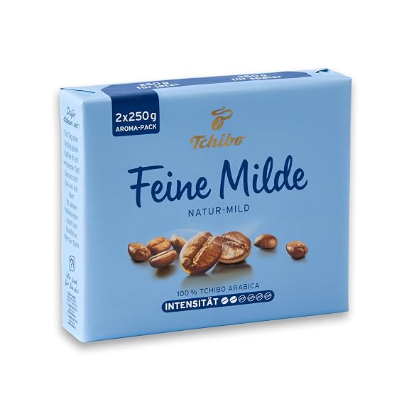 Tchibo Fine Mild 2x250g Ground Coffee