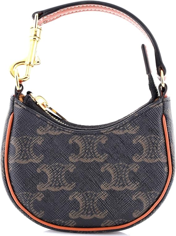 Pre-Loved Ava Bag Triomphe Coated Canvas Micro, Brown