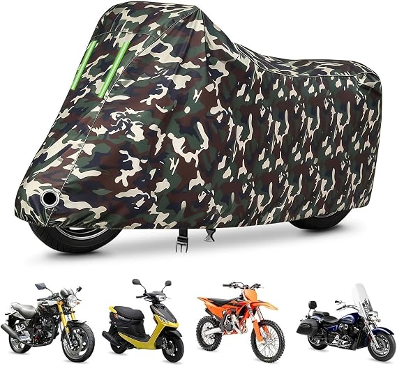 Waterproof Durable Motorbike Cover for Yadea VoltGuard Pro|All-Weather Outdoors Motorcycle Cover|Sun, Snow, Rain, dust Prevention|with Lock Holes