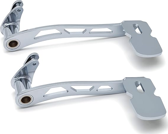 Kuryakyn 9648 Motorcycle Foot Control: Girder Extended Brake Pedal for 2014-19 Harley-Davidson Touring & Trike Motorcycles with Fairing Lowers, Chrome