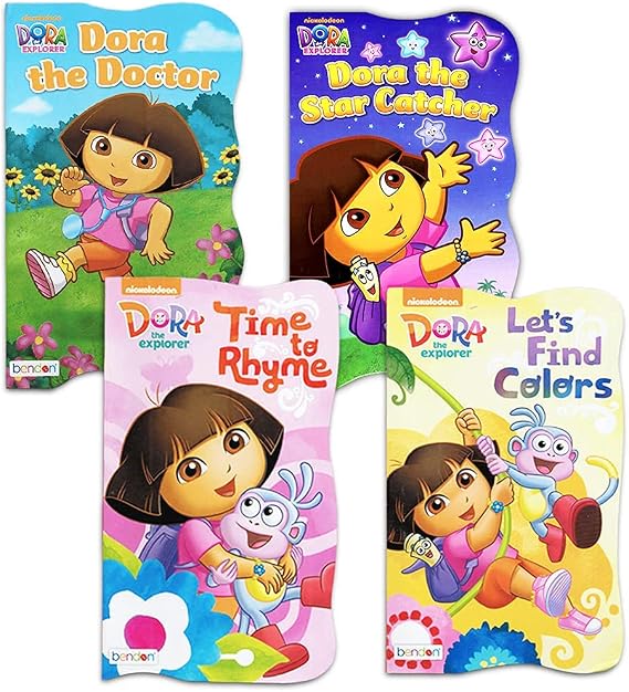 Dora the Explorer Baby Toddler Board Books - Set of Four