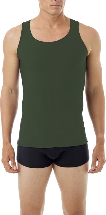 Underworks Mens Microfiber High Performance Compression Tank for Workouts, Sports Training and Shaping 473