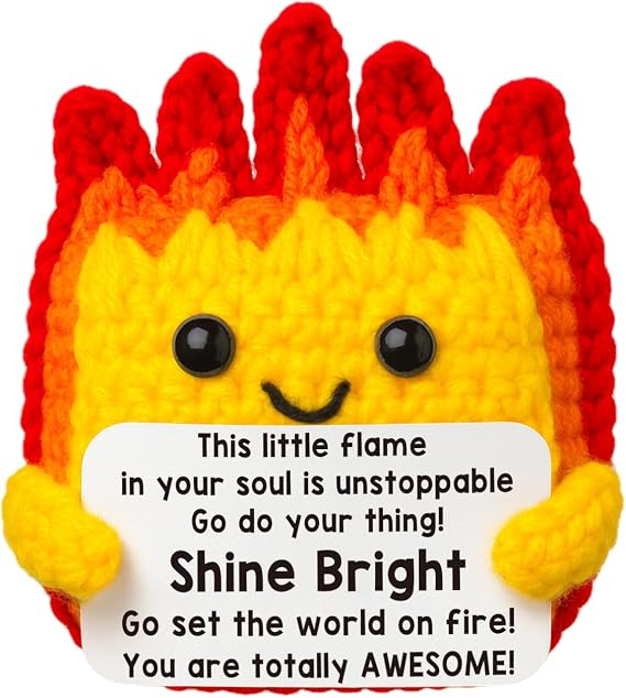 Positive Crochet Fire Animals Inspirational Gifts for Women Daughter Her
