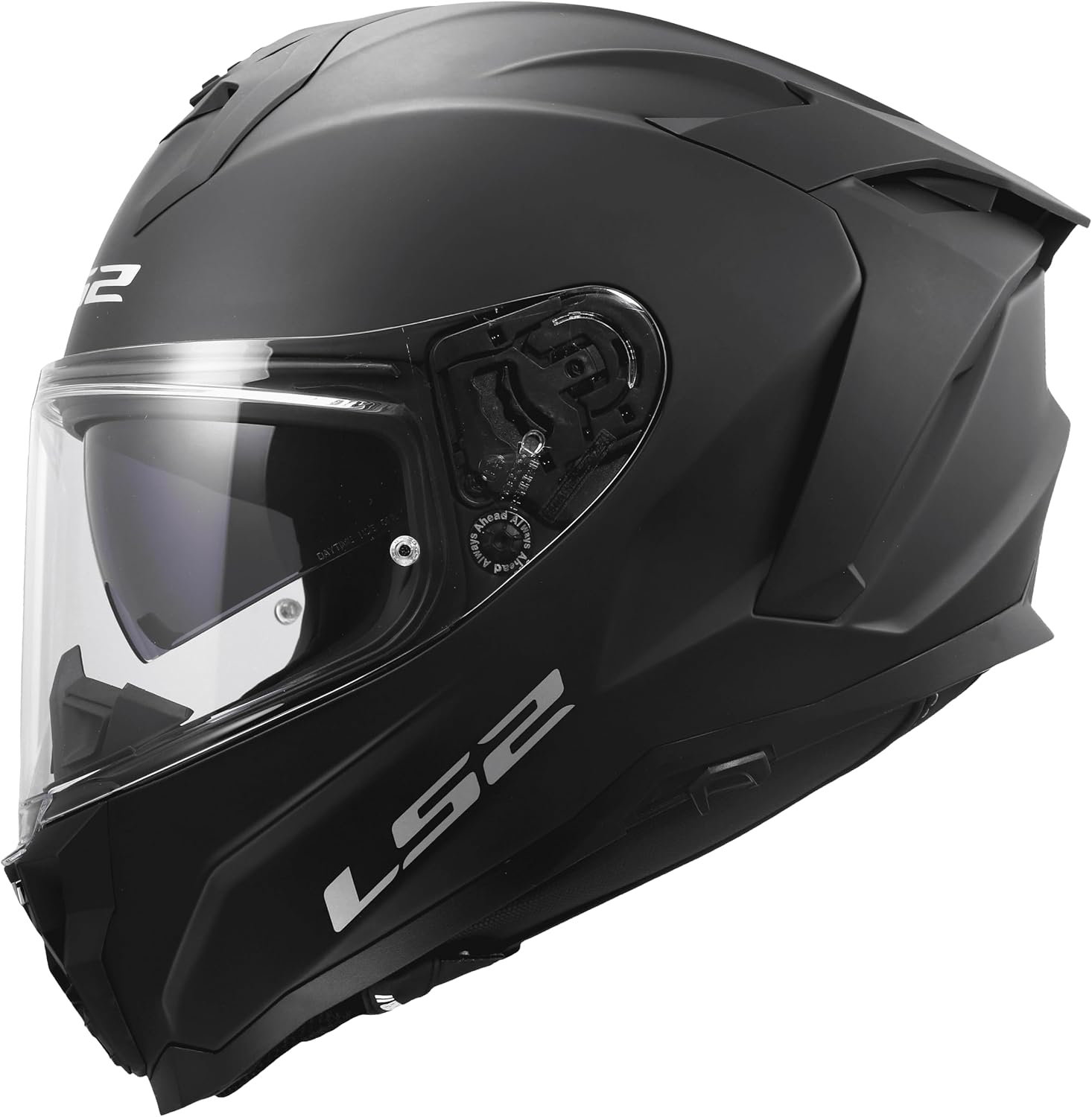LS2 Challenger II Solid Integral Motorcycle Helmet Matt Black M