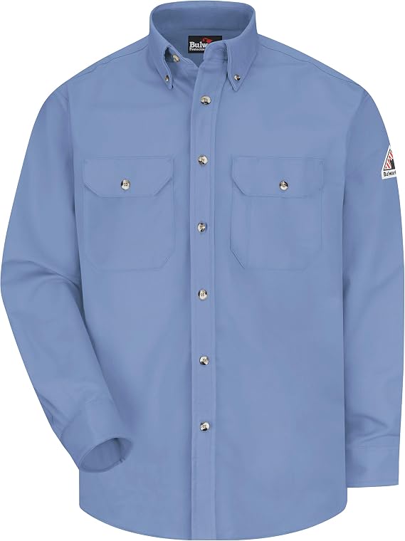 Bulwark FR Men's Flame Resistant Midweight Dress Uniform Shirt