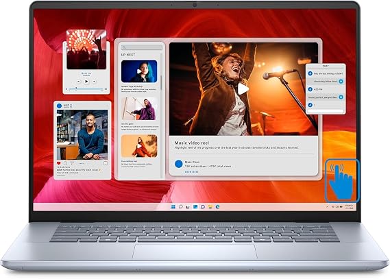 Dell Inspiron 16 Plus Personal Laptop, 2025, 16" 2560x1600 IPS, Intel Core Ultra 9 185H 16-Core, 16GB LPDDR5, 1TB SSD, Win11 Home, Backlit Keyboard, Wi-Fi 6E, BT 5.2, 1080p FHD Camera, Ice Blue