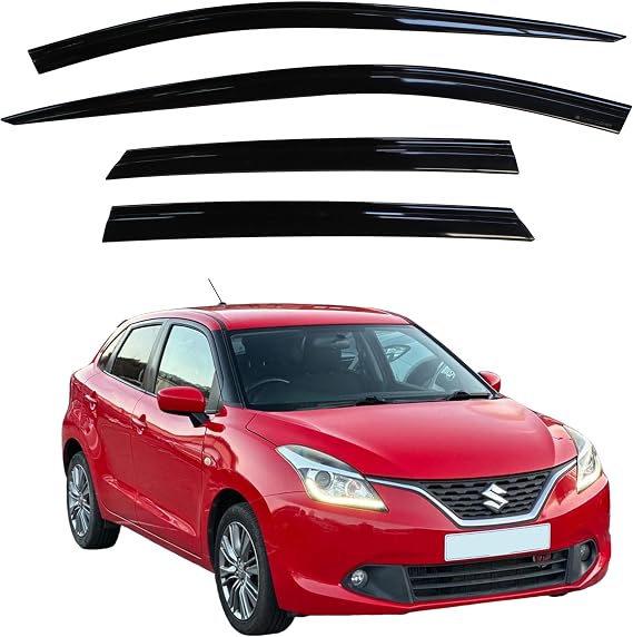 AUTO CLOVER Wind Deflectors Set for Suzuki Baleno 2015+ (4 pieces)