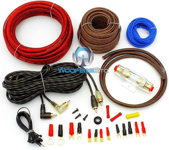 PK8 - Focal Audio 8 AWG (Gauge) Performance Series Power Amplifier Wiring Kit
