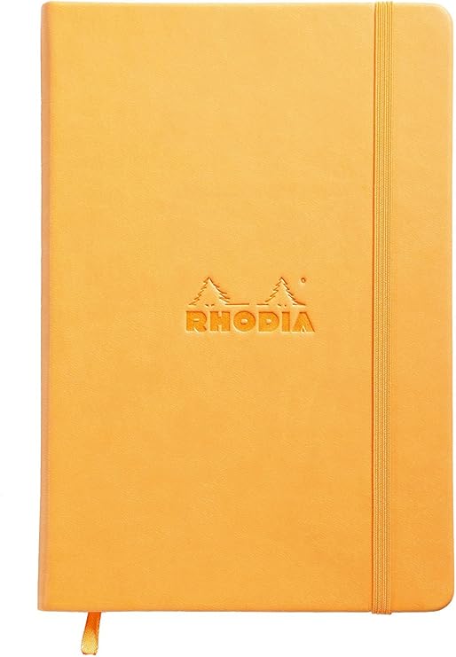Rhodia Boutique A5 Dot Web Notebook - Orange