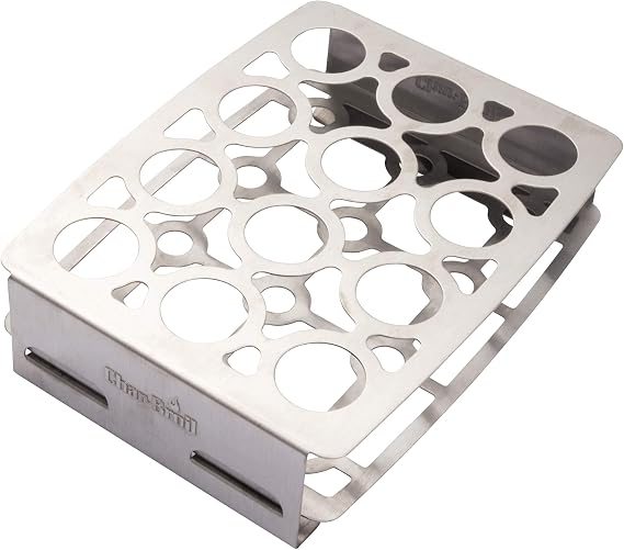 Char-Broil 6449407R04 Grill Plus Double Pepper Roaster, Silver