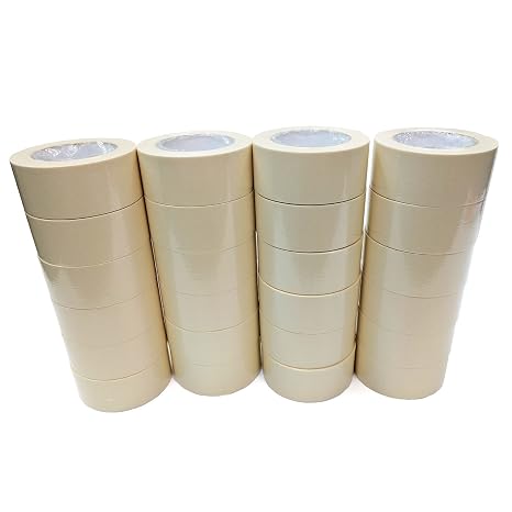 Shurtape CP105 General Purpose Masking Tape, 1.42" x 60 yds, Beige, Made in USA, Removes Easily Without Leaving Sticky Residue, Easy-to-Tear Masking Tape