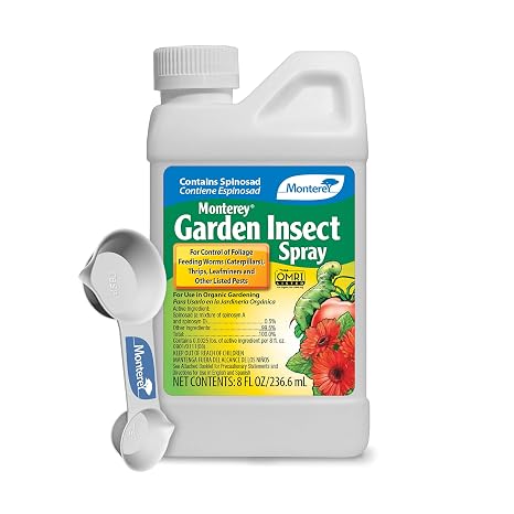 Monterey Spinosad Insecticide Garden Spray, 8 oz with Spoon