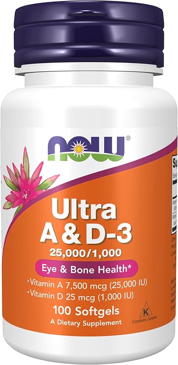 NOW Foods Ultra A & D3, 100 Softgels