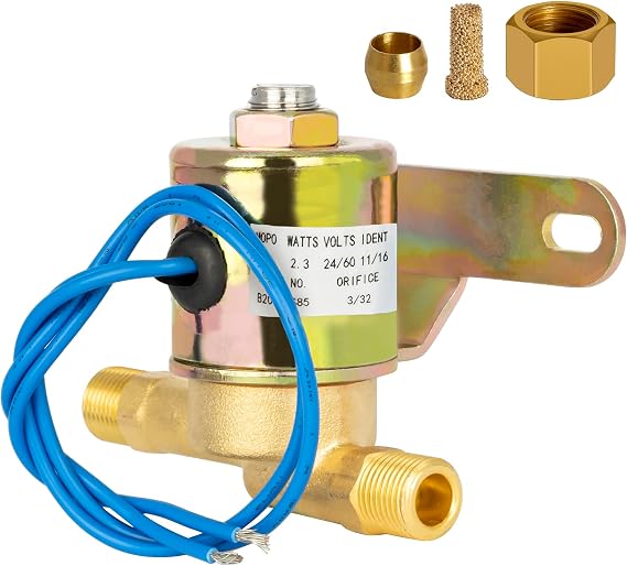 4040 Solenoid Valve for Humidifier - 24V Water Valve Compatible with April aire Whole House Humidifier Models 400 500 600 700 220 224 - Replaces B2015-S85 B2017-S85, Blue