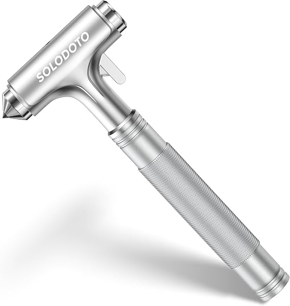 Life-Saving 1-Second Car Window Breaker and Seatbelt Cutter,Fast Escape Tool, ImpactBoost Car Safety Hammer With Glass Breaker, Premium Car Accessories, Thoughtful Car Gifts For Man Women