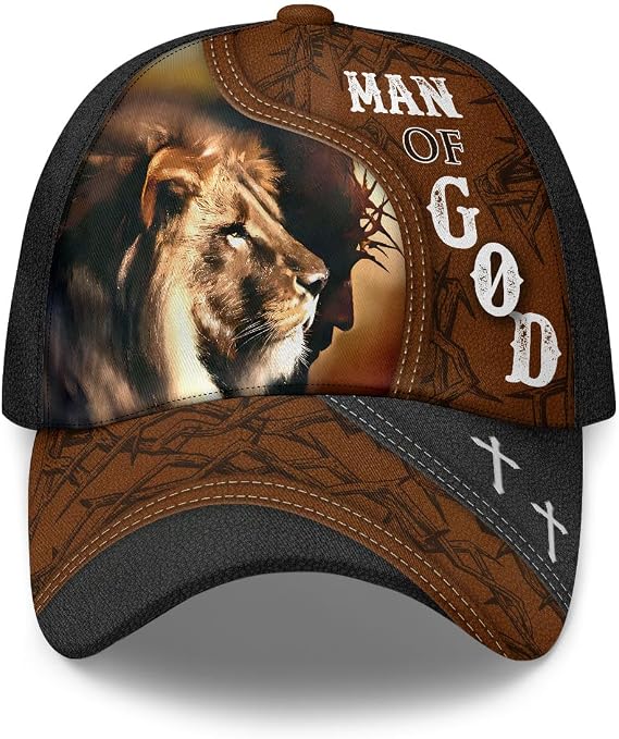 Jesuspirit - Christian Gifts for Men - Man Armor of God Classic Cap - Gift for Dad On Fathers Day, Man of God Classic Cap