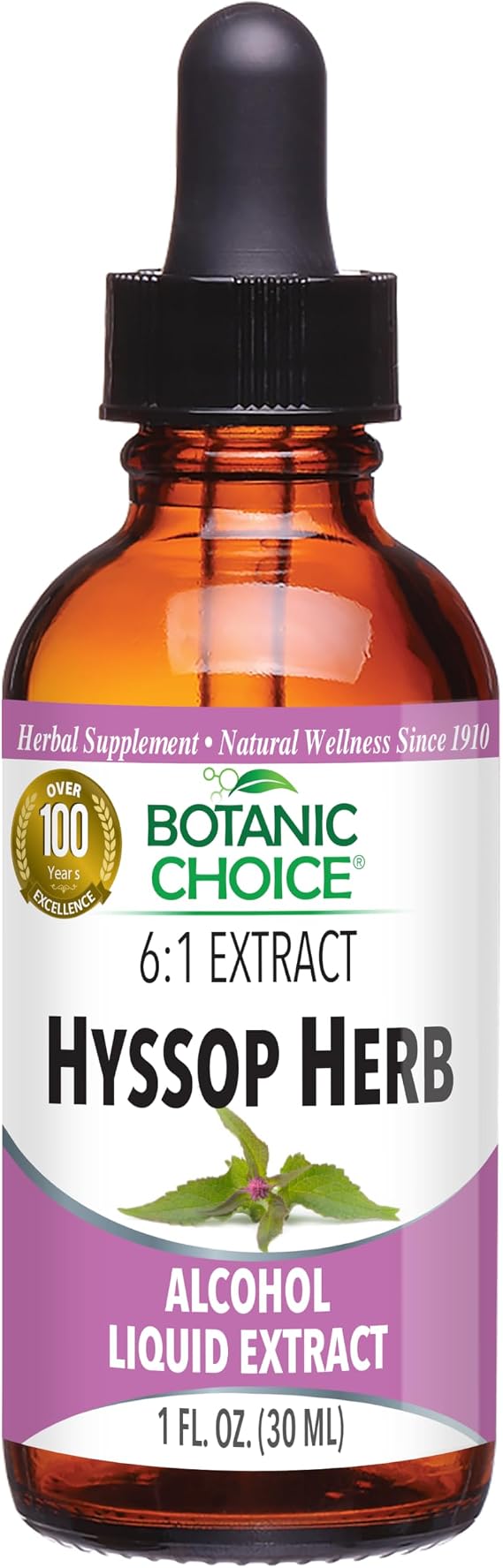 Botanic Choice Liquid Extract, Hyssop, 1 Fluid Ounce