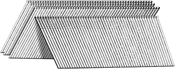 16 Gauge 20 Degree Angled Finish Nails 1-1/4" 1000-Pack Galvanized