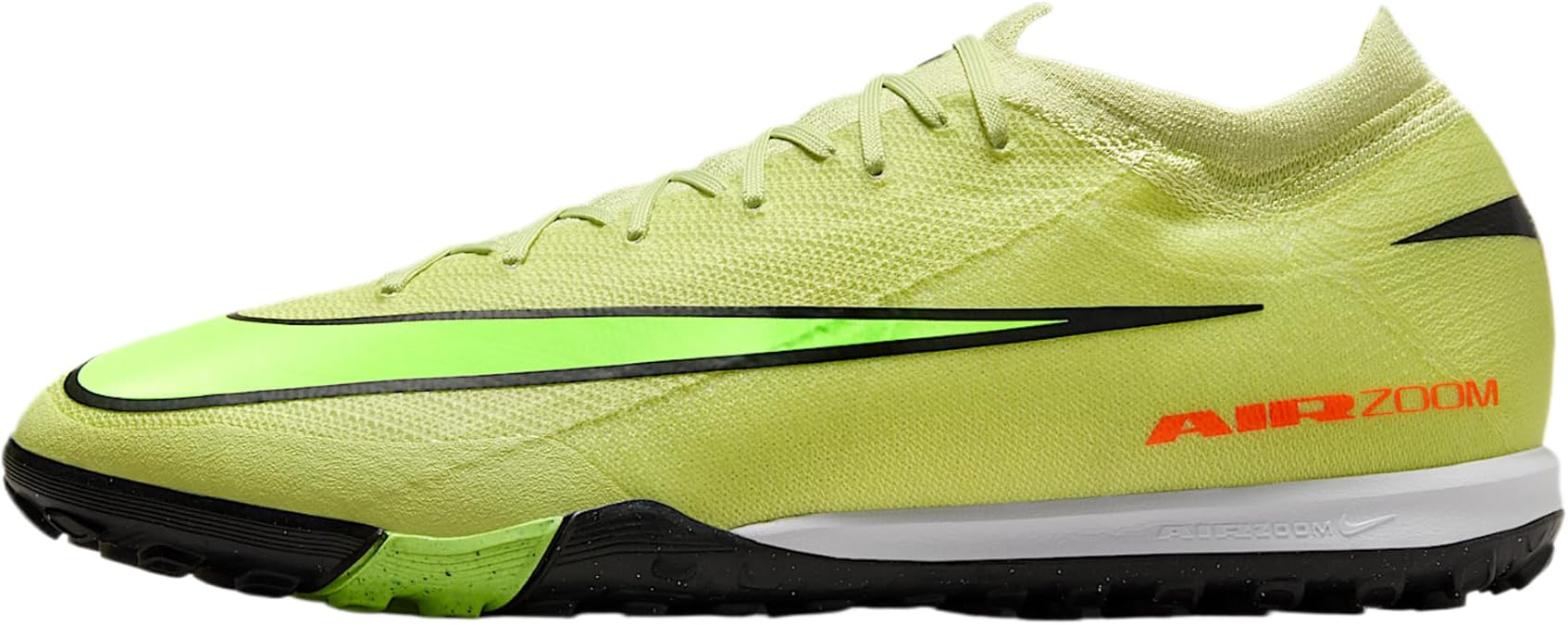 Nike Mercurial Vapor 16 Pro Turf Low-Top Soccer Shoes (Limelight/Hyper Crimson/Volt) Size 10.5