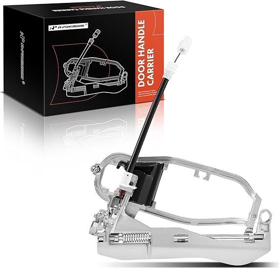 A-Premium Outside Door Handle Carrier Compatible with BMW E53 X5 2000-2006, Rear Right Passenger Side, Replace# 51228243636