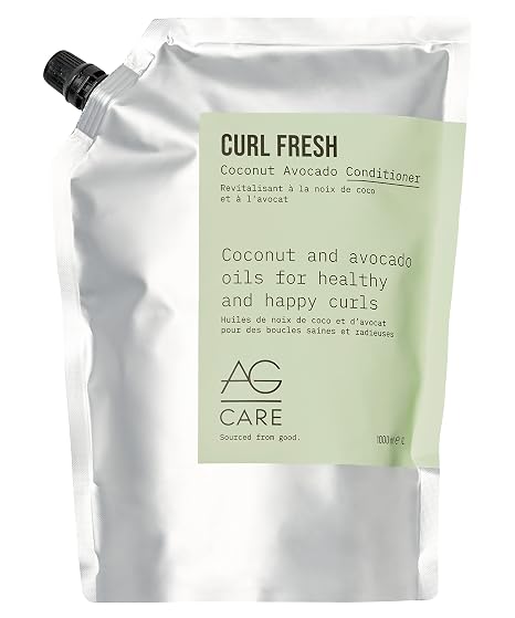 AG Care Curl Fresh Coconut Avocado Conditioner, 33.8 Fl Oz