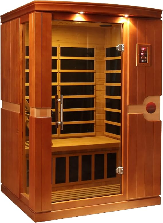 Dynamic Saunas Venice 2-Person Low EMF (Under 8 MG) FAR Infrared Sauna, Curb Side Delivery New