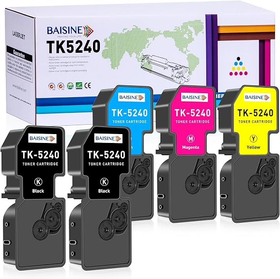 BAISINE TK-5240 Toner Compatible for Kyocera TK-5240 TK5240 Toner Cartridge