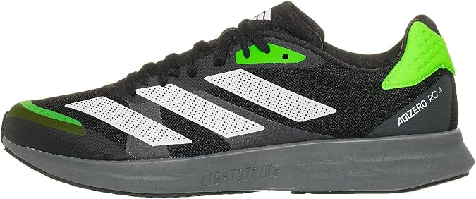 adidas Mens Adizero Rc 4 Running Sneakers Shoes - Black