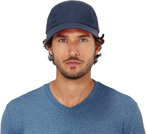 Unisex Outdoor Quick-Dry Cooling Baseball Flat Hat - Army-Cap Lightweight Sun Hat for Sport Running