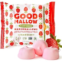 Good Mallow Plant Based Marshmallows Strawberry 4 x 227g