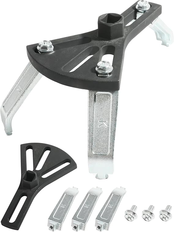 RACOONA Fuel Pump Removal Tool,Car Accessories Fuel Pump Tool Automotive Specialty Tools,5.31"-7.17" Adjustable Fuel Pump Lock Ring Tool,Lock Ring Spanner,Use to Remove and Install Fuel Pump Lock Ring