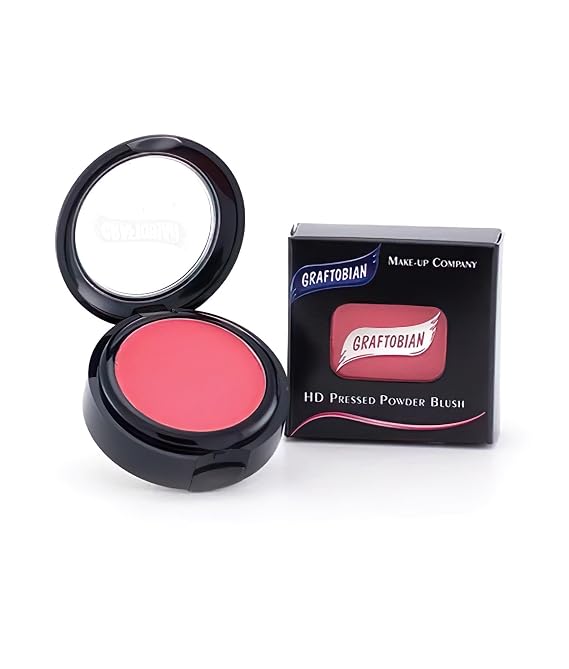 Graftobian Pressed Powder Blush Compact Raspberry Shimmer