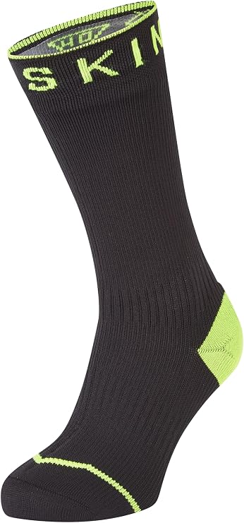 SEALSKINZ womens Waterproof All Weather Mid Length Sock With Hydrostop
