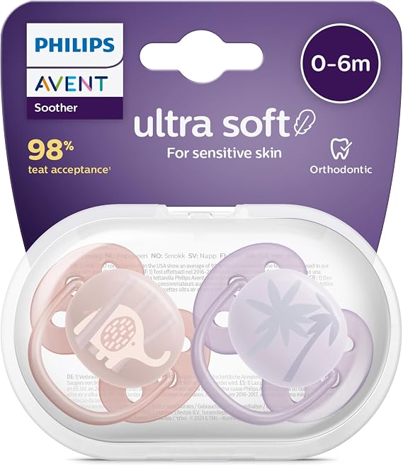 Philips Avent SCF091/09 Ultra Soft 0-6 Ay 2li Kız Emzik