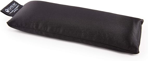 EARTHLITE Holistic Alchemy Aromatherapy Eye Pillow - 100% Silk Cover, Natural Herbs & Flax Seeds, Weighted, Cooling & Soothing