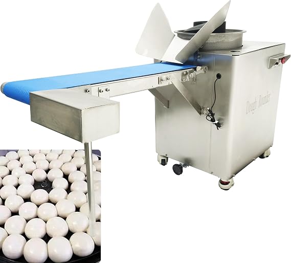 INTSUPERMAI Automatic Dough Rounder Machine Dough Roller Machine Dough Ball Rounder Rolling Machine 1oz-10.5oz Dough Rounder Ball Machine 110V