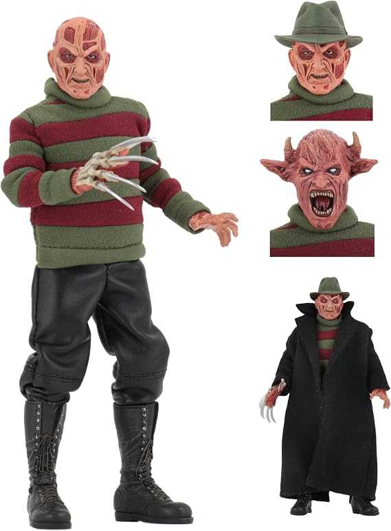 Nightmare on Elm Street - 8" Clothed Action Figure - New Nightmare Freddy | Nightmare On Elm Street 8 Inch Action Figure Retro Clothed Series - New Nightmare Freddy