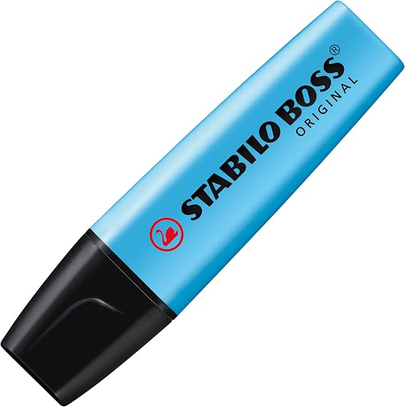 STABILO BOSS Original Highlighter, Blue, 5mm