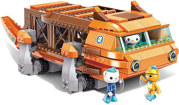 for Age 6+ Building Block Ocean Adventure Octonauts GUP-G Mobile Speeders Launcher & Barnacles Kwazii Peso 378pcs Building Brick Set-No Package Box 3706