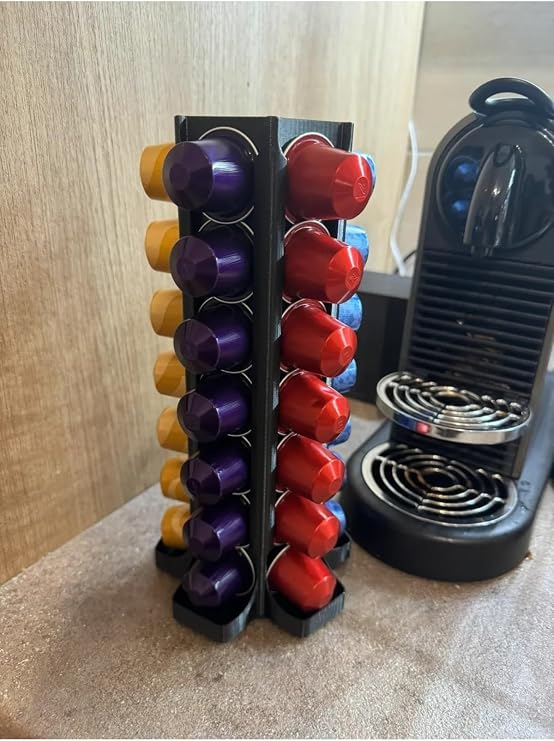25 CM DÖNBİLEN KAHVE KULESİ Nespresso için ile uyumlu KAPSÜL KAHVE TUTUCU - DÖNEBİLEN KAPSÜL KAHVE STANDI, werb2fv