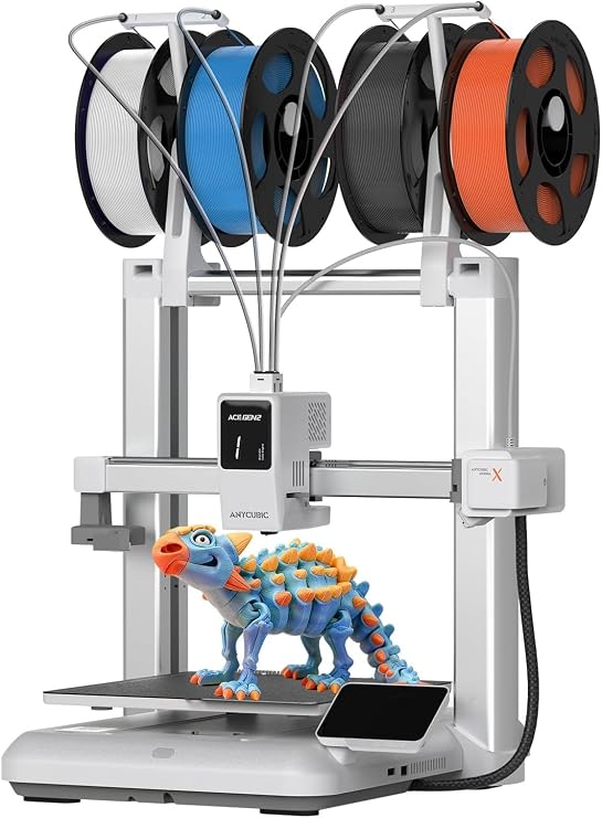Anycubic Kobra X Multicolor 3D Printer, Easy Setup, Native 4-Color
