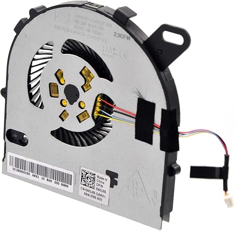 Replacement CPU Cooling Fan for Inspiron 15 7560 7572 Vostro 5468 5568 0W0J85 W0J85 DC28000ICR