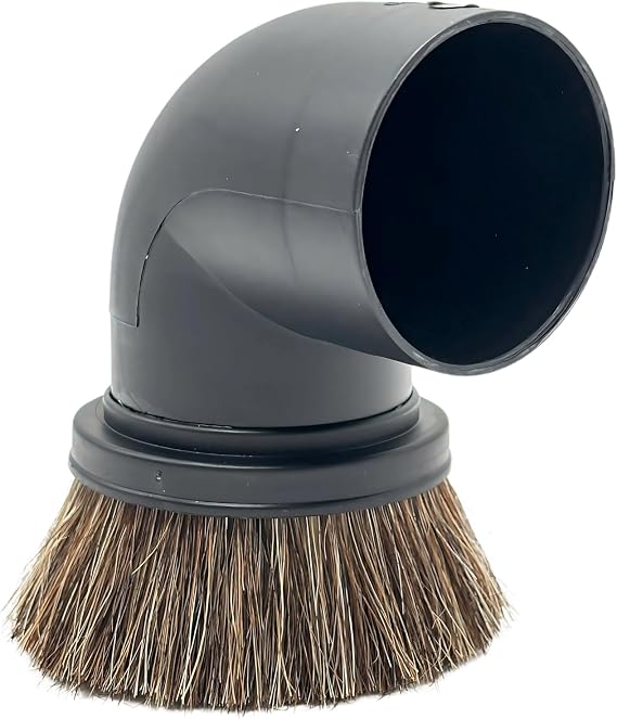 GHAMADE Vacuum Accessories & Attachments for Shop Vac 2-1/2'' - Vacuum Dust Brush & Extension Wand Compatible with Vacuums Using 2-1/4'' Inner Diameter Accessories (Horsehair, 2-1/4'')