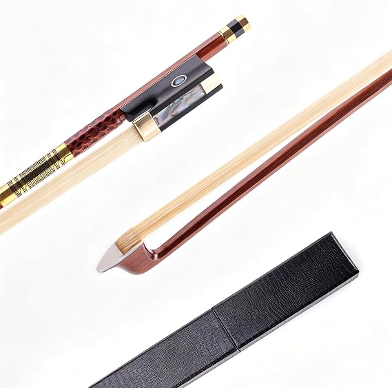 AMZZ 4/4 Pernambuco Violin Bow, Handmade, Lightweight & Balanced