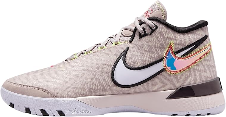 Nike Lebron NXXT Genisus Basketball Shoes HF0712-005, Platinum Violet/Amethyst Tint/Magic Ember/Off Noir Size 10.5