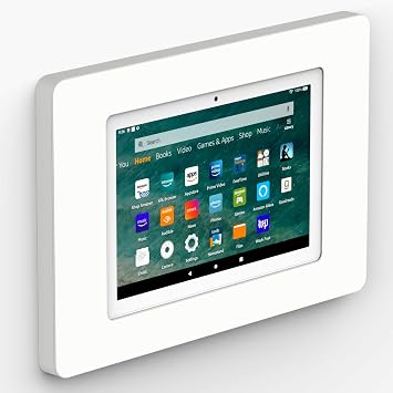 VidaMount On-Wall Tablet Mount - Amazon Fire HD8 10th Gen & HD8 Plus - White 2020